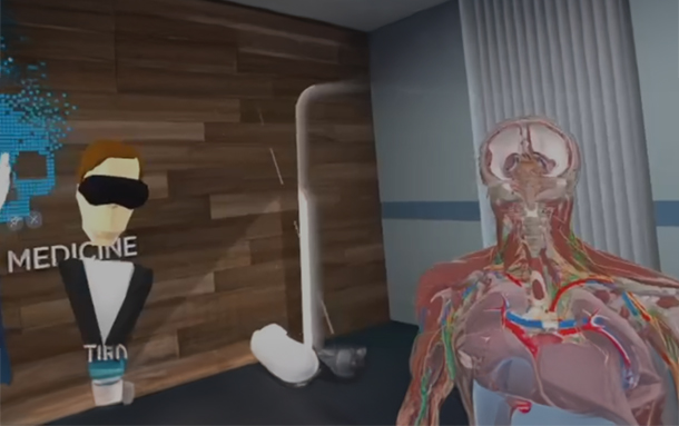 Anatomy Instruction using VR