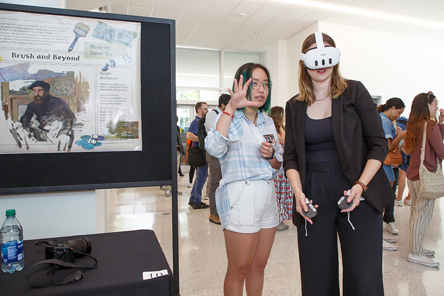 Brush and Beyond demo station at Computing Day 2024