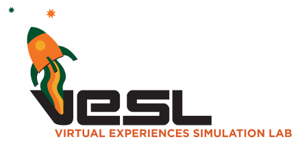 University of Miami School of Communication Department of Interactive Media VESL (Virtual Experiences Simulation Lab) logo